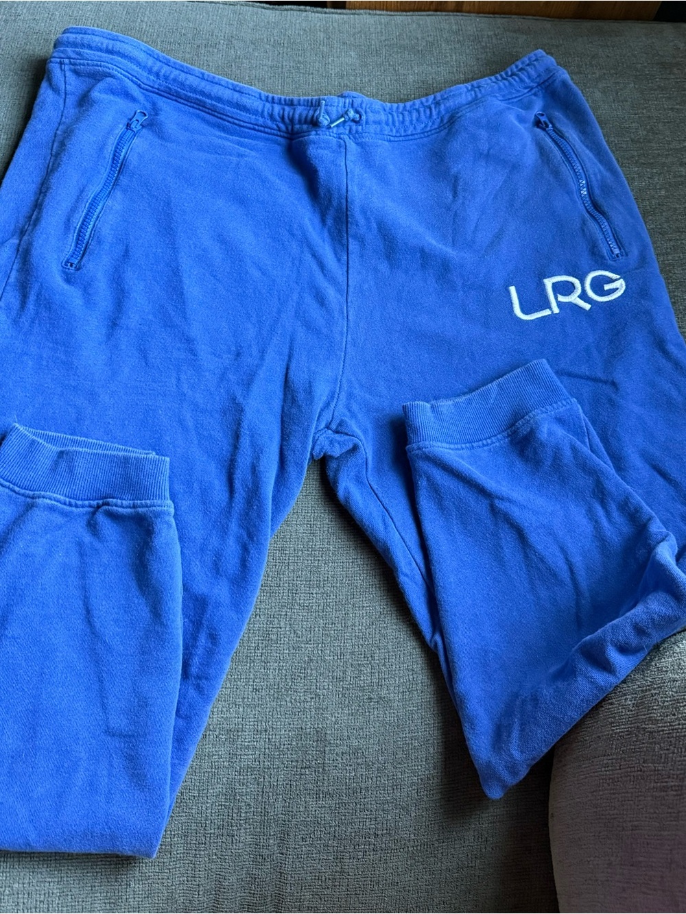 LRG Royal Blue Logo Joggers XXL